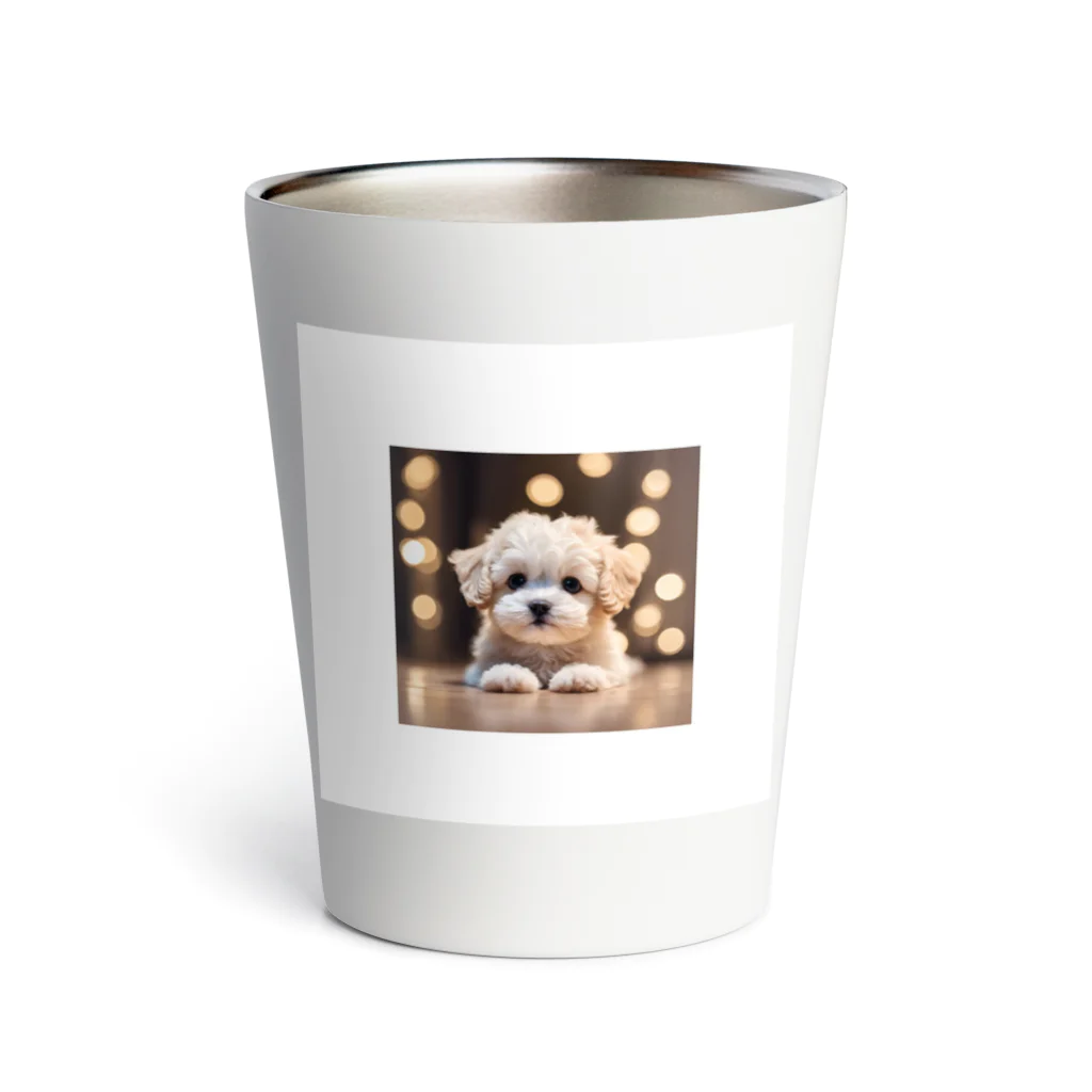 MESAMESAの可愛い子犬 Thermo Tumbler