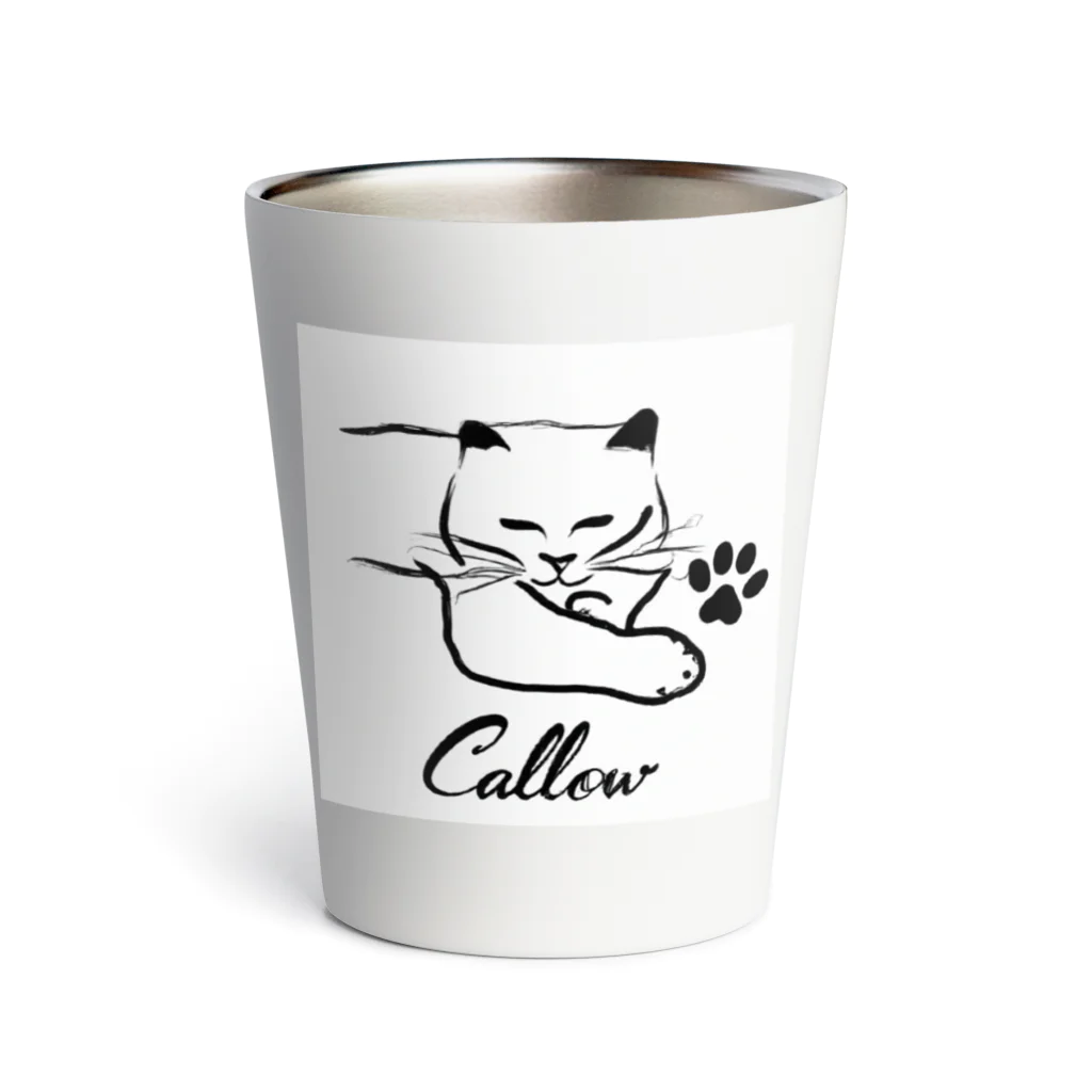 Neko_catの筆猫 Thermo Tumbler