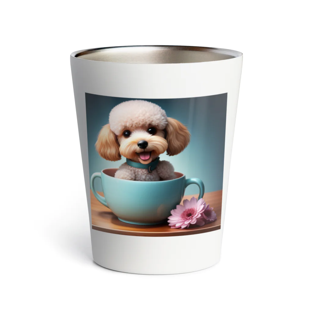 Công ty tròn quây quâyのティーカッププードルのプー太 Thermo Tumbler