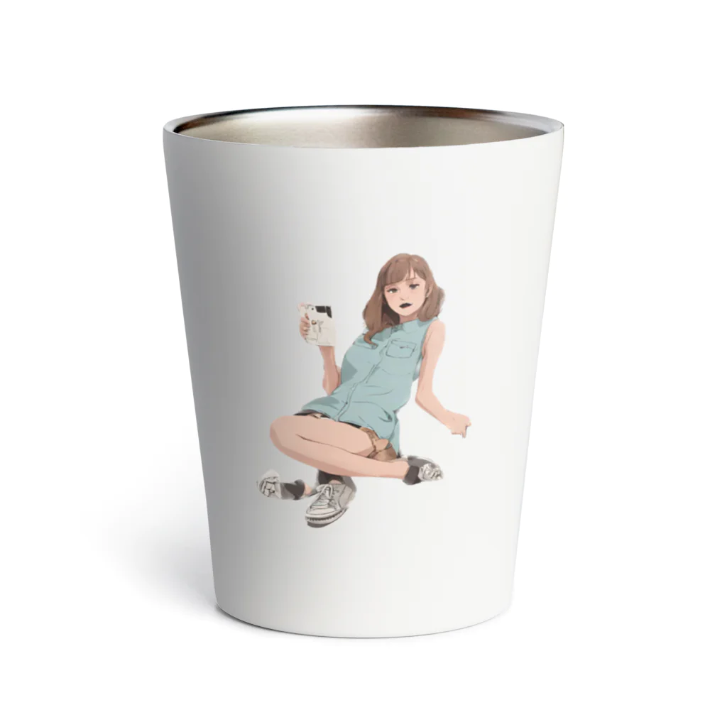 mofu mofu309のマシュロ　マシェリ Thermo Tumbler