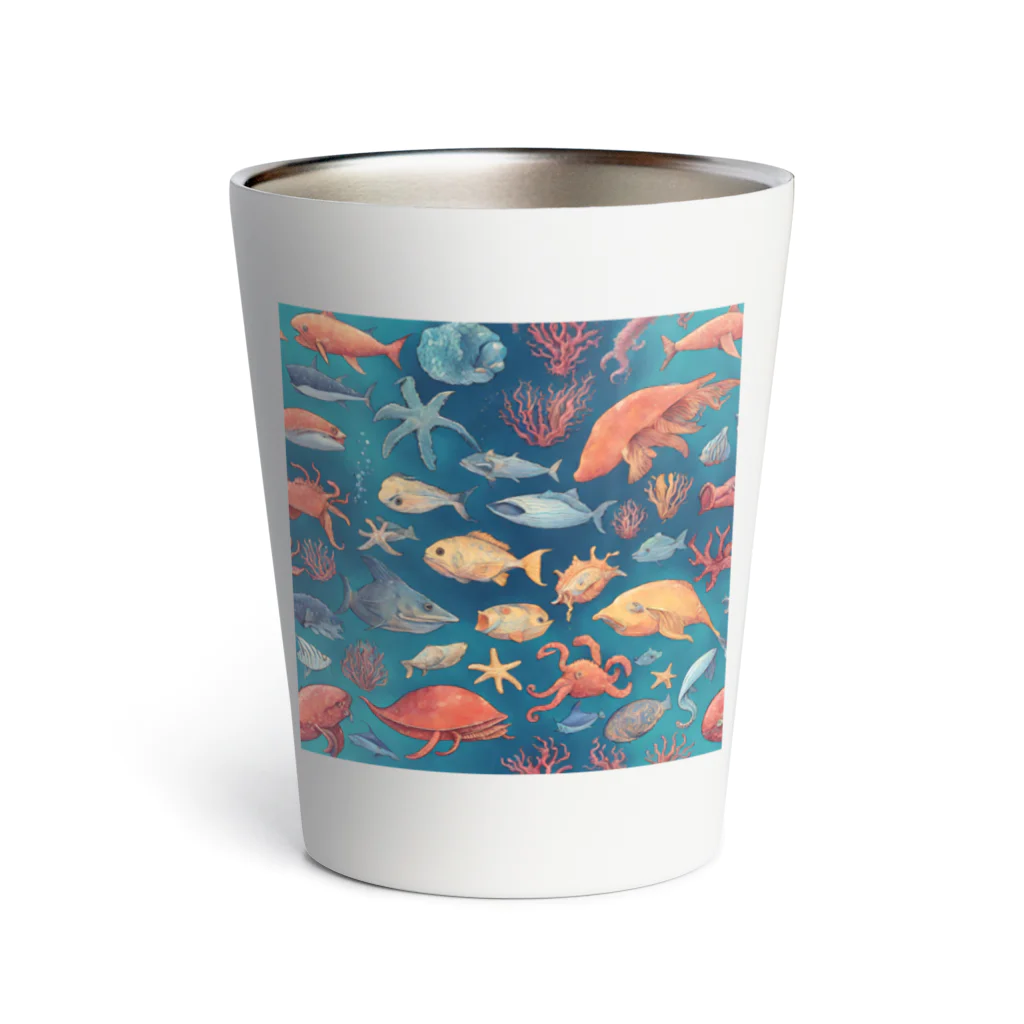 tmdayoの海洋生物 Thermo Tumbler