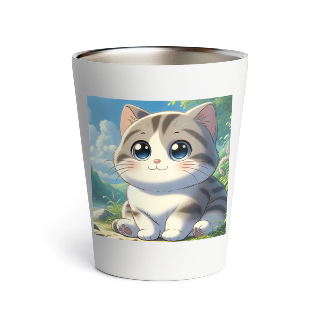 きらきらにゃんぱらだいす⭐️の夢見る子猫ちゃん Thermo Tumbler