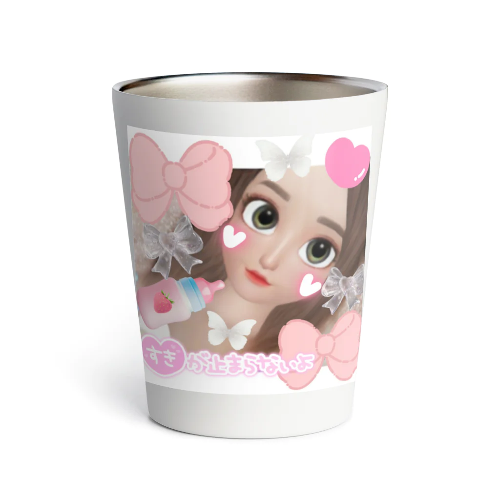 🎀miruchan land🎀🍼©️公式ショップの🎀姫みるランド🎀🍼 Thermo Tumbler