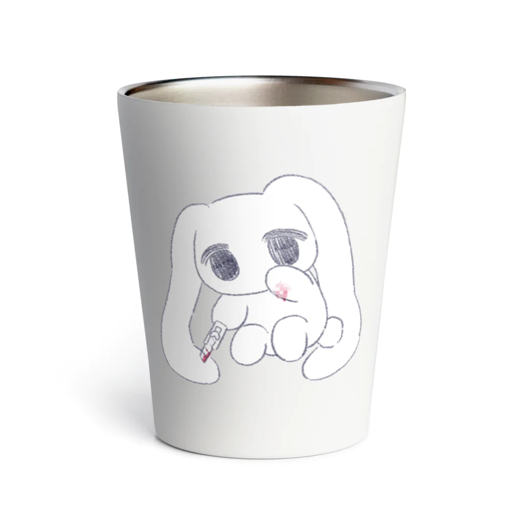 あくむ病院のしんどみうさぎちゃん Thermo Tumbler