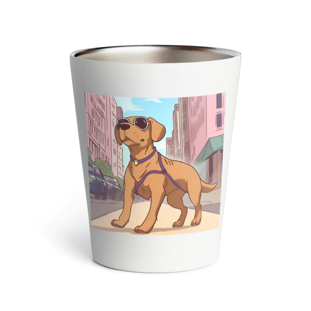 candokysの街ゆくDOG Thermo Tumbler