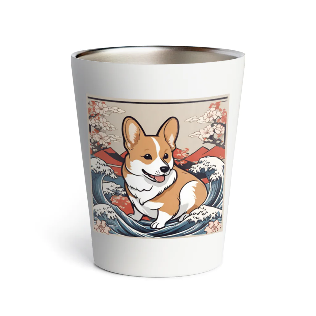 ただjapaneseなだけ🙌の絵巻の犬小町 2 Thermo Tumbler