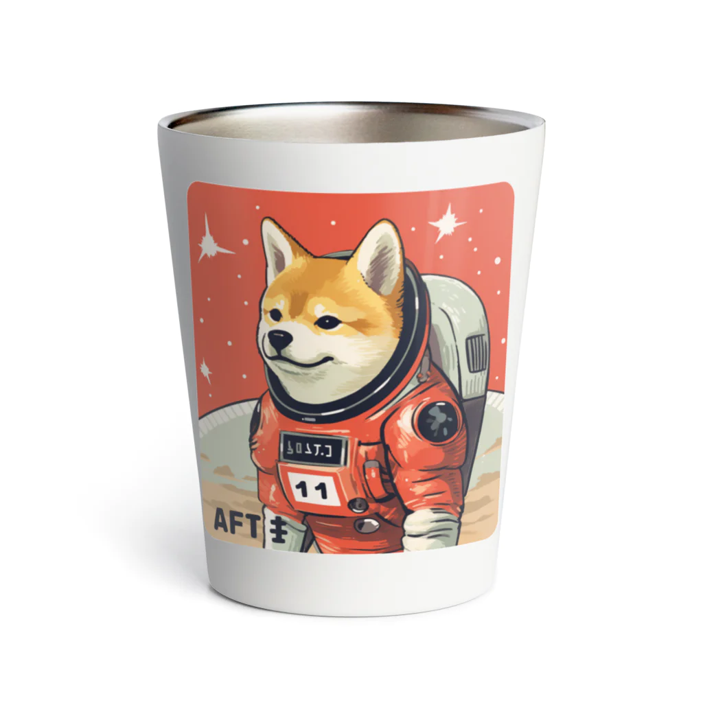 スペースドッグ・ラボのスペース柴犬探検隊 Thermo Tumbler