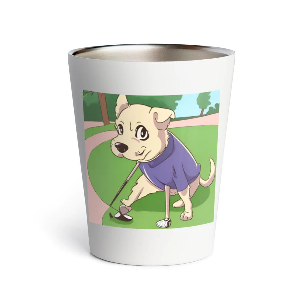 shibaショップのプロゴルファー犬 Thermo Tumbler