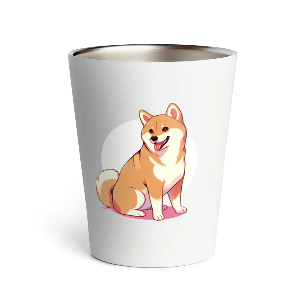 花子の庭のおすわり柴犬 Thermo Tumbler