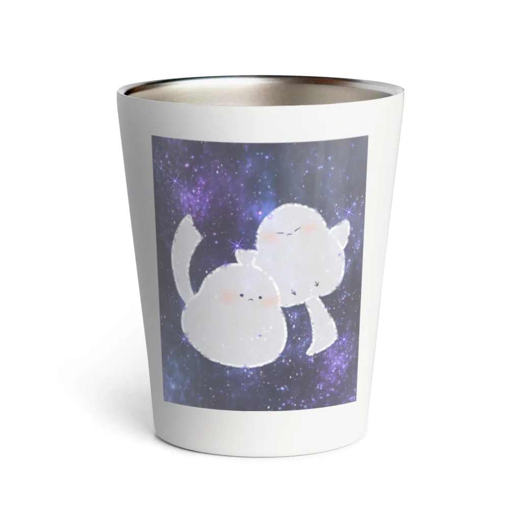 やまえながのふわふわしまえなが【星空をそえて】 Thermo Tumbler