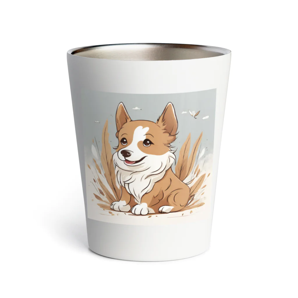 aki's shopのTHE忠実犬 Thermo Tumbler