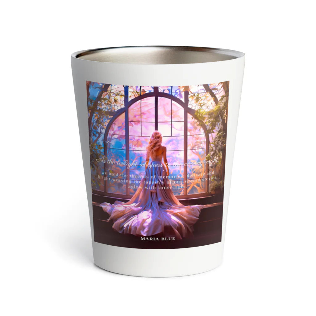 マリア⭐︎ブルーの"Twilight Serenity Canvas Print"トワイライトセレニティ Thermo Tumbler