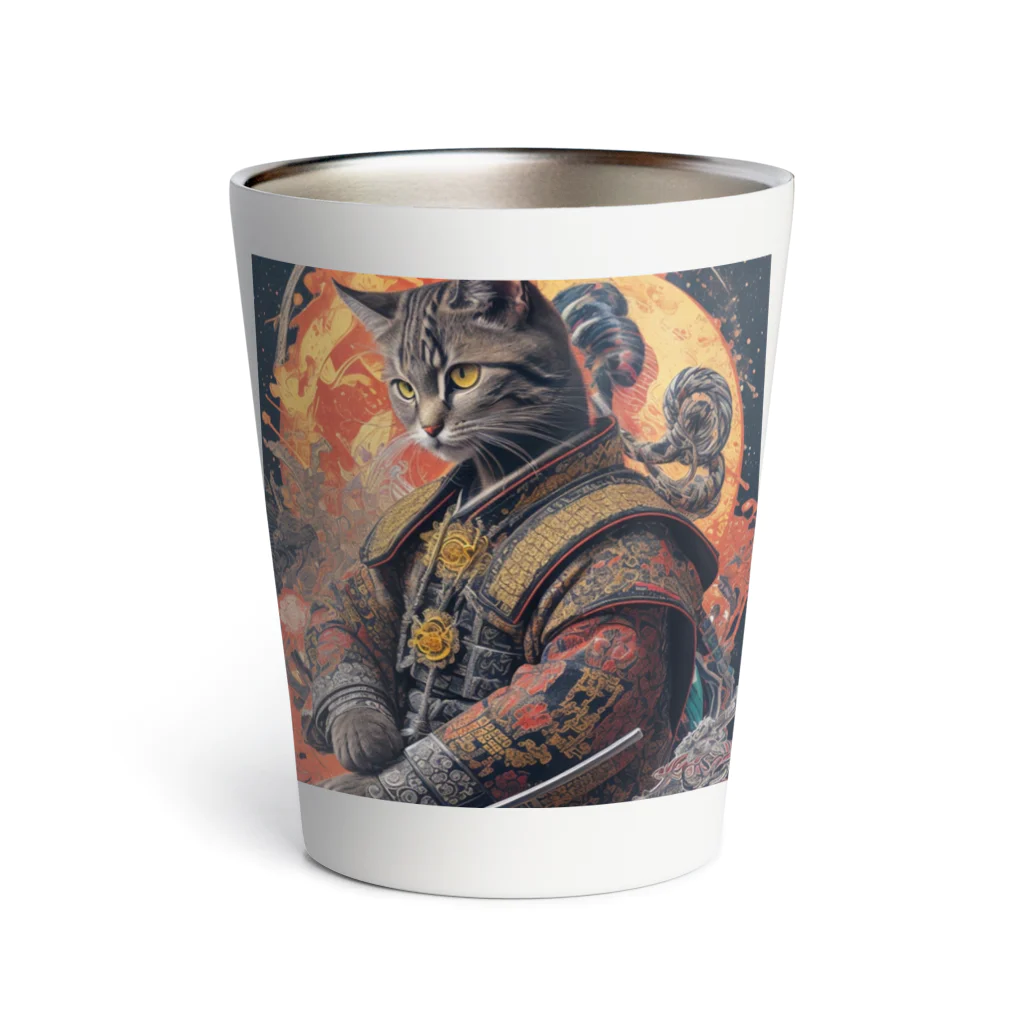 ZZRR12の「猫舞う戦士の神響：武神の至高の姿」 Thermo Tumbler