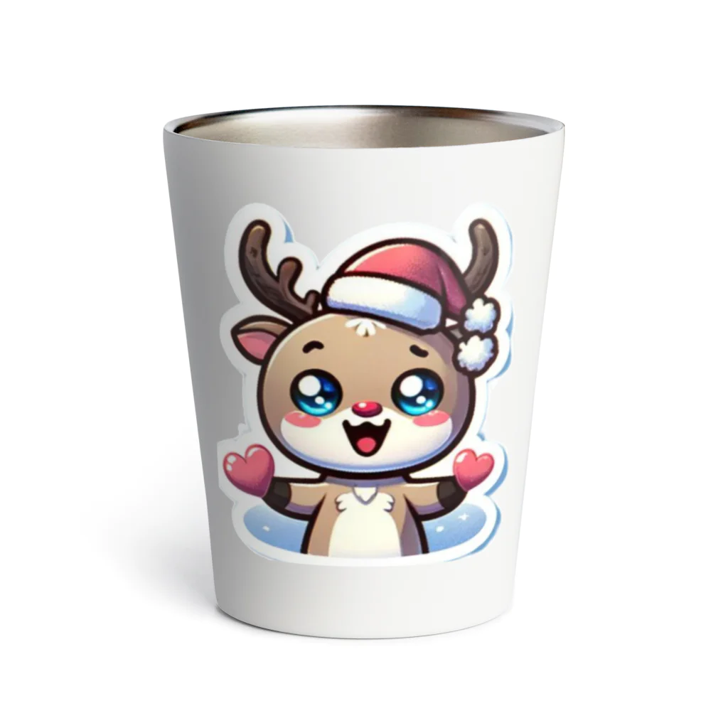 JoyIT_PCのラブリー　トナカイ Thermo Tumbler