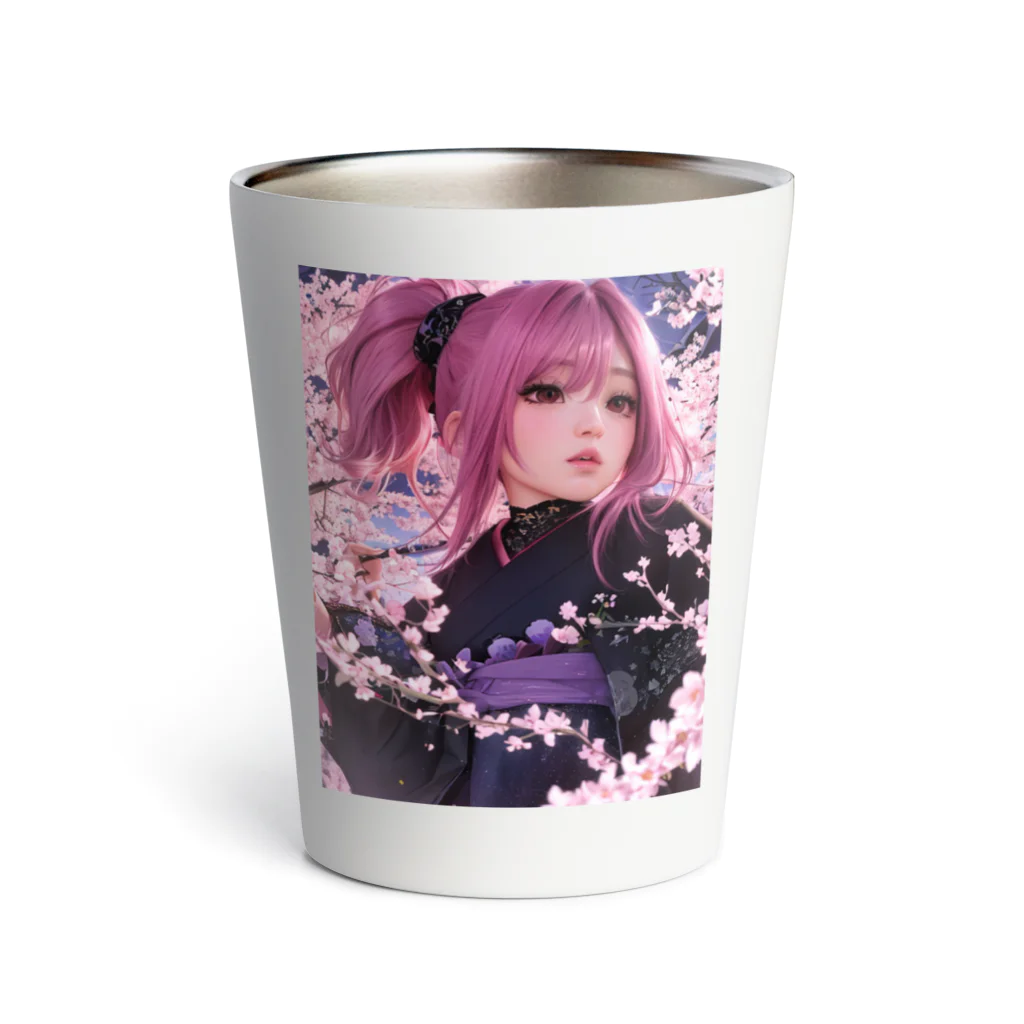 Kouki Shopの桜の下で Thermo Tumbler