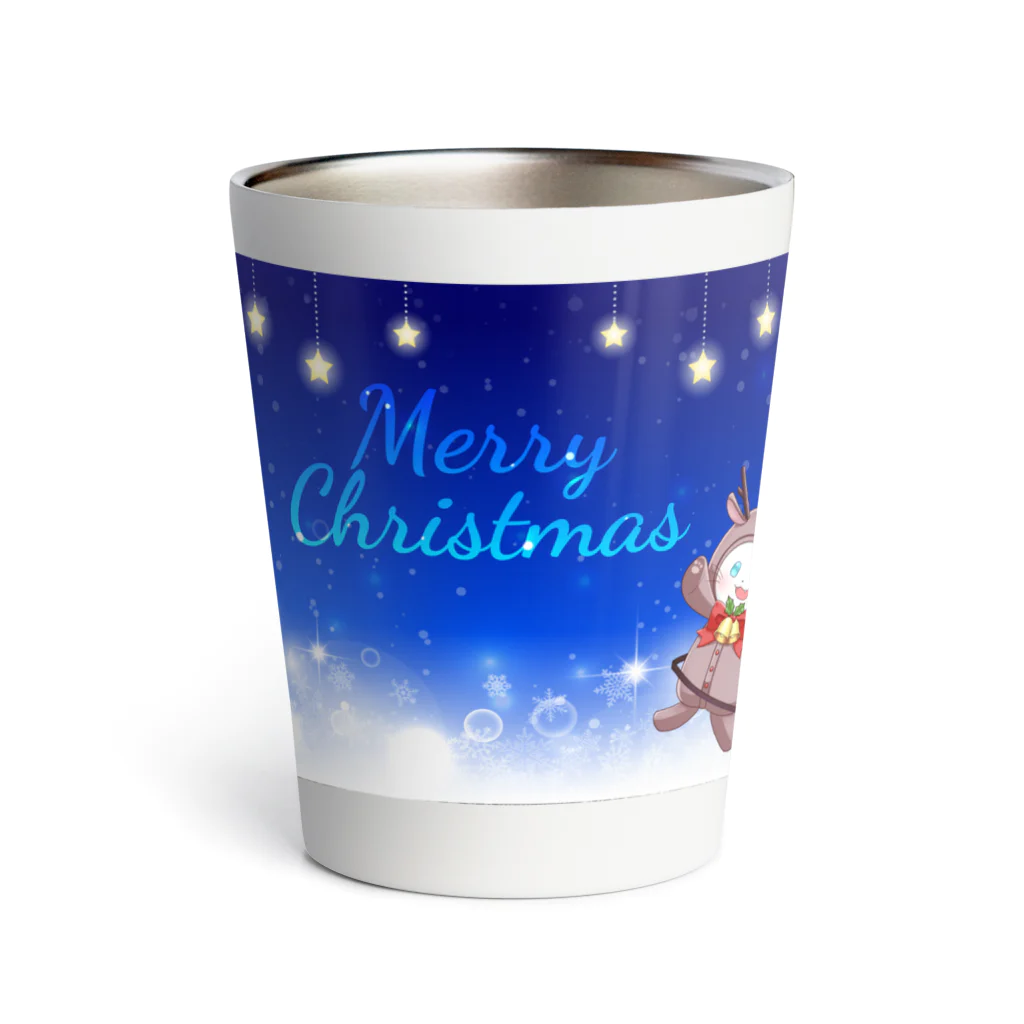 天兎の作品展のXmasサンタ天兎 Thermo Tumbler