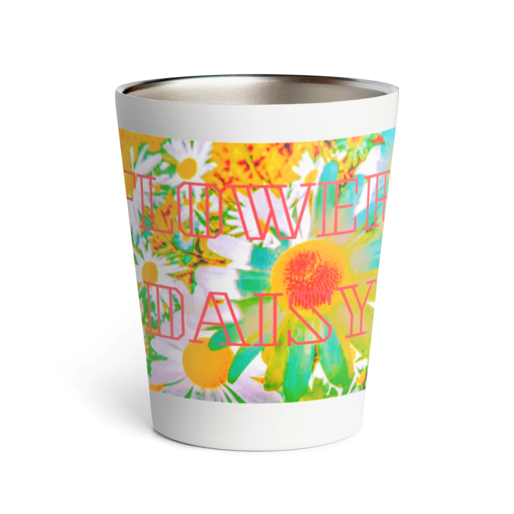 キリーフイッシュのFLOWER・DAISY Thermo Tumbler