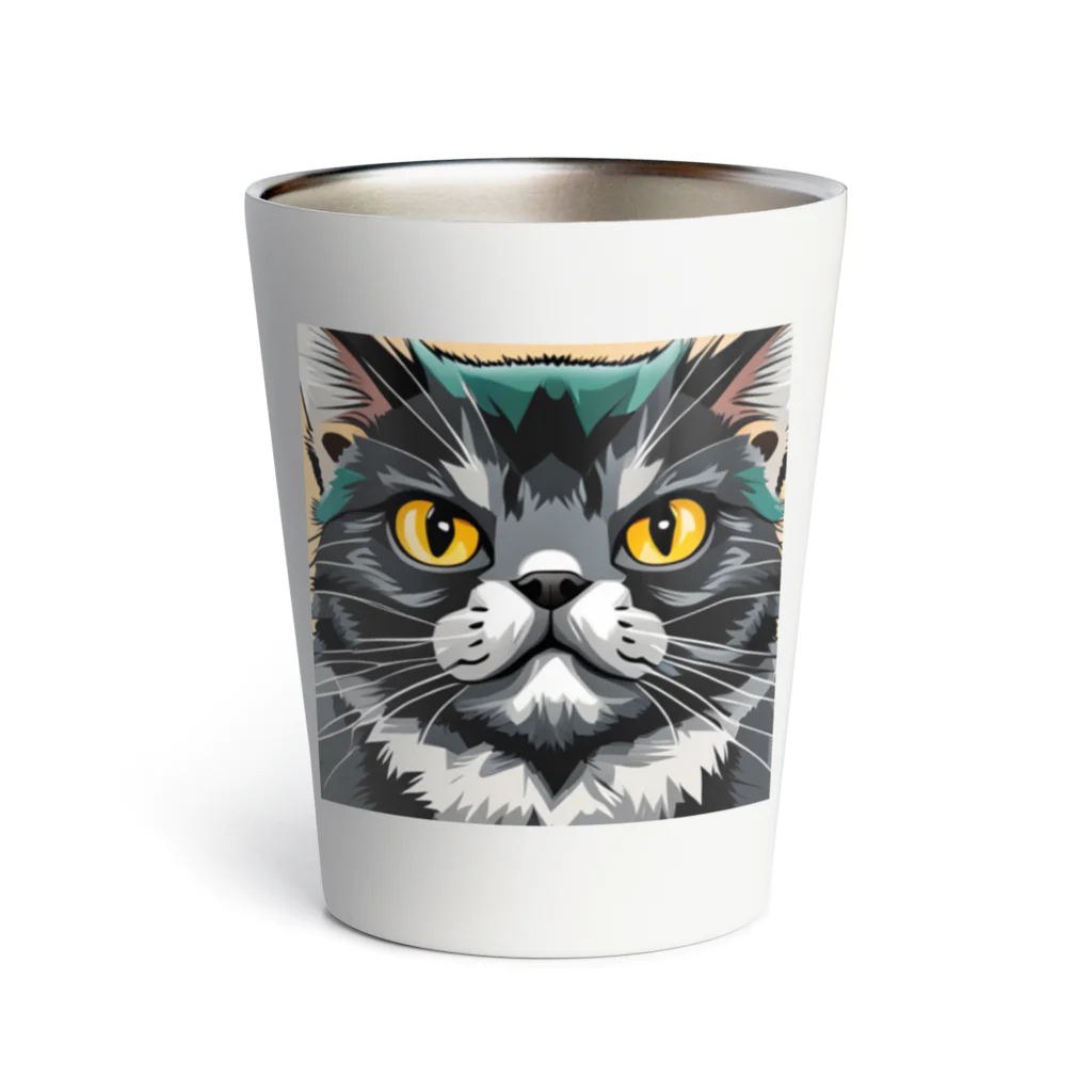 iyashi₋creatersのイケてる猫 Thermo Tumbler