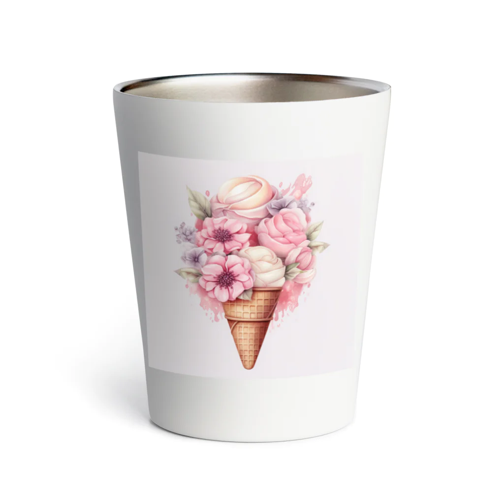 Heeminy Homeのアイスクリームブーケ　ピンク系 Thermo Tumbler