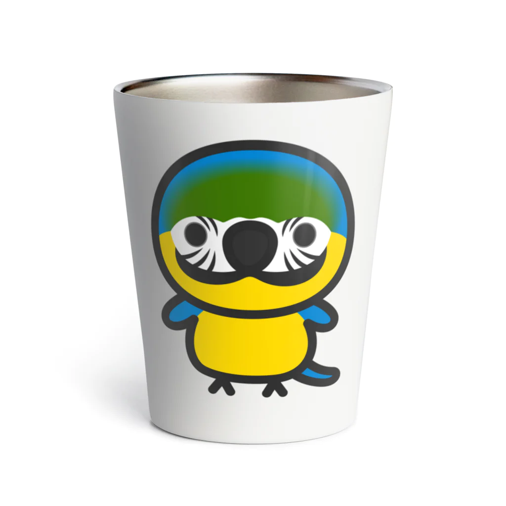 いんこ屋堂のルリコンゴウインコ Thermo Tumbler