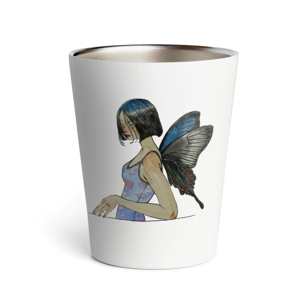 KushaMiのカラスアゲハ Thermo Tumbler