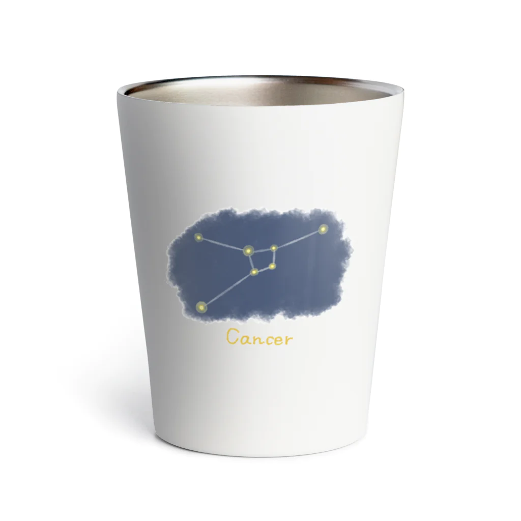 iso_Illustの光る夜空の星座・蟹座 Thermo Tumbler