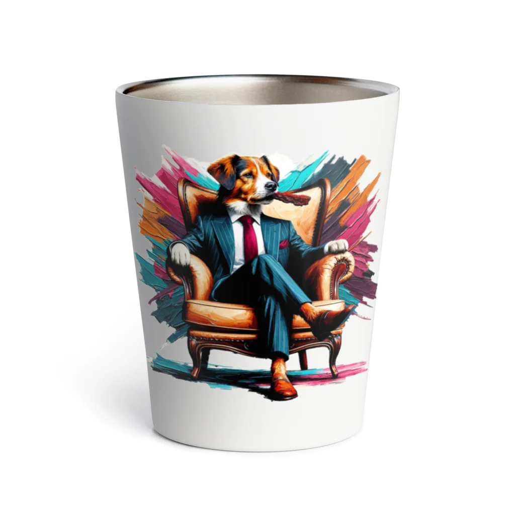 niko&PANDA shopのビジネス犬 Thermo Tumbler