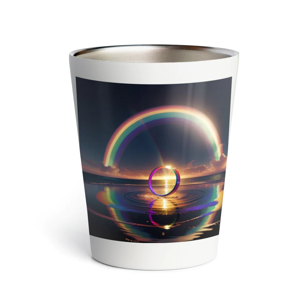 3tomo6's shopのRainbow Ring Thermo Tumbler