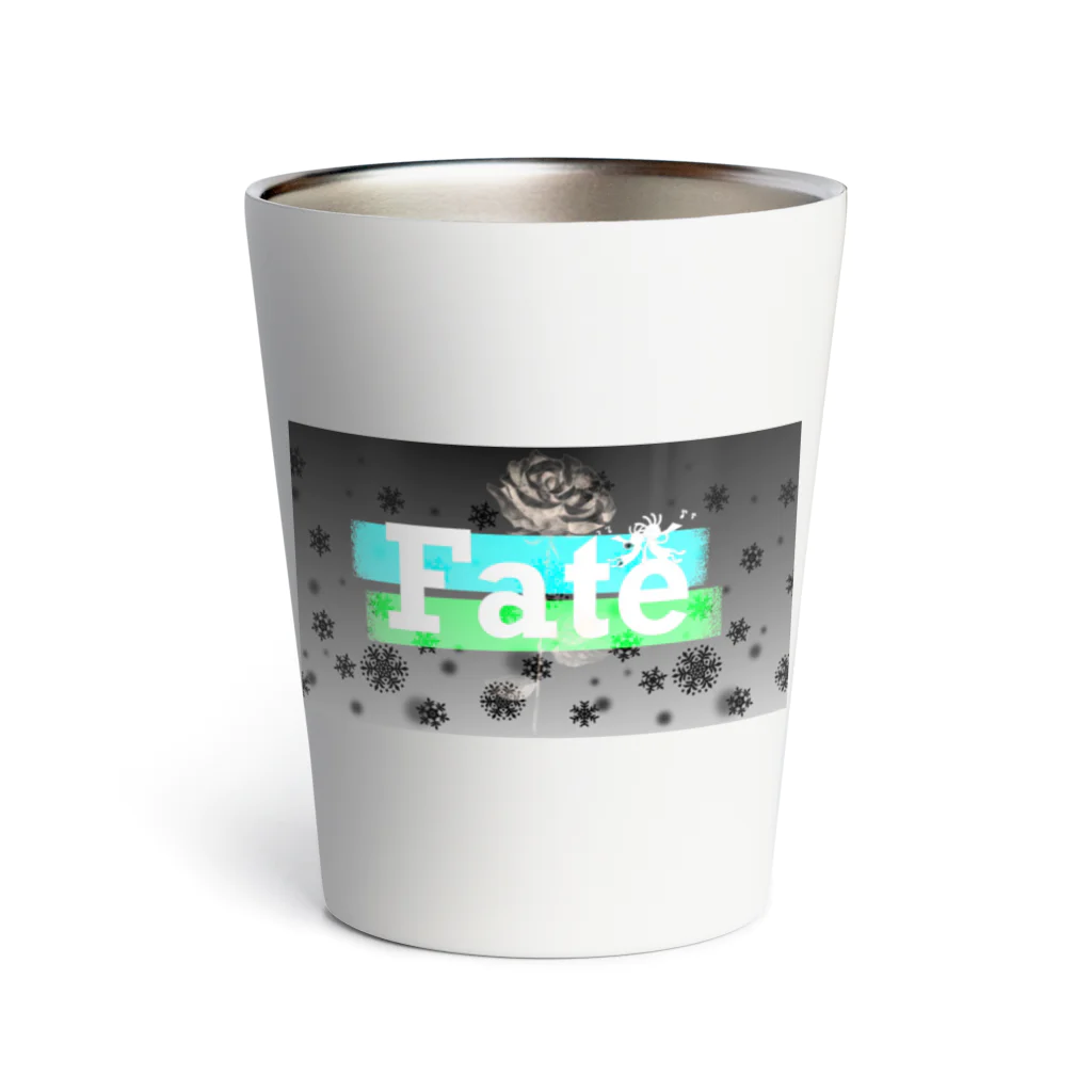 “twist of the fate”のFate ロゴ違い Thermo Tumbler