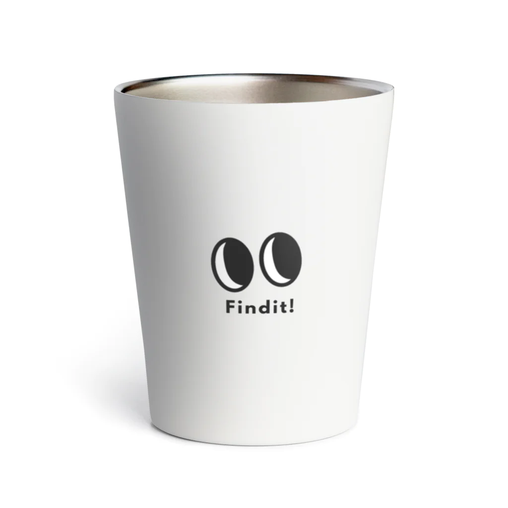 usabit.のぐっず屋さんのFindit！ロゴ Thermo Tumbler