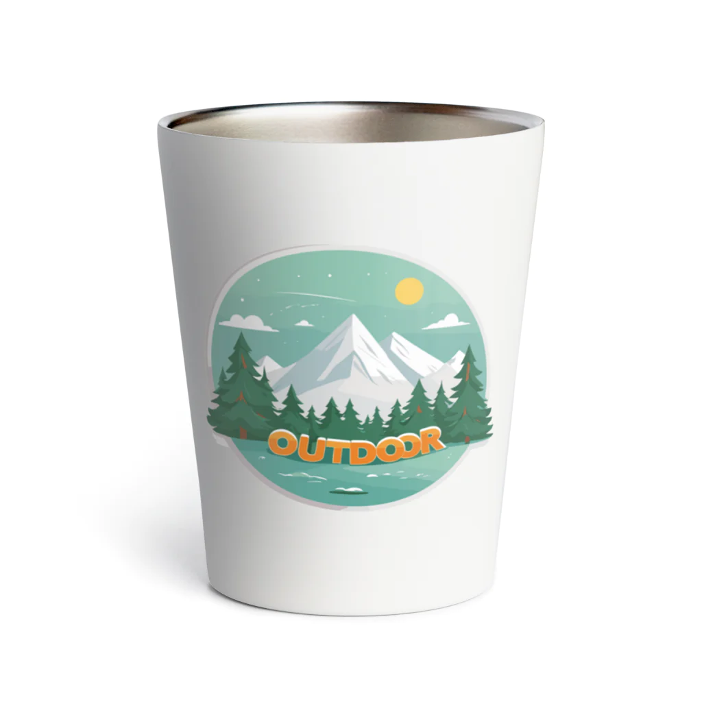 ファンシーTシャツ屋のアウトドアーワッペン Thermo Tumbler