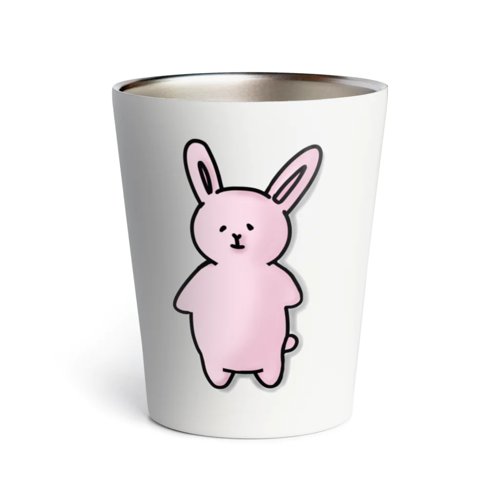 みつまめこshopのポテっとうさぎ Thermo Tumbler