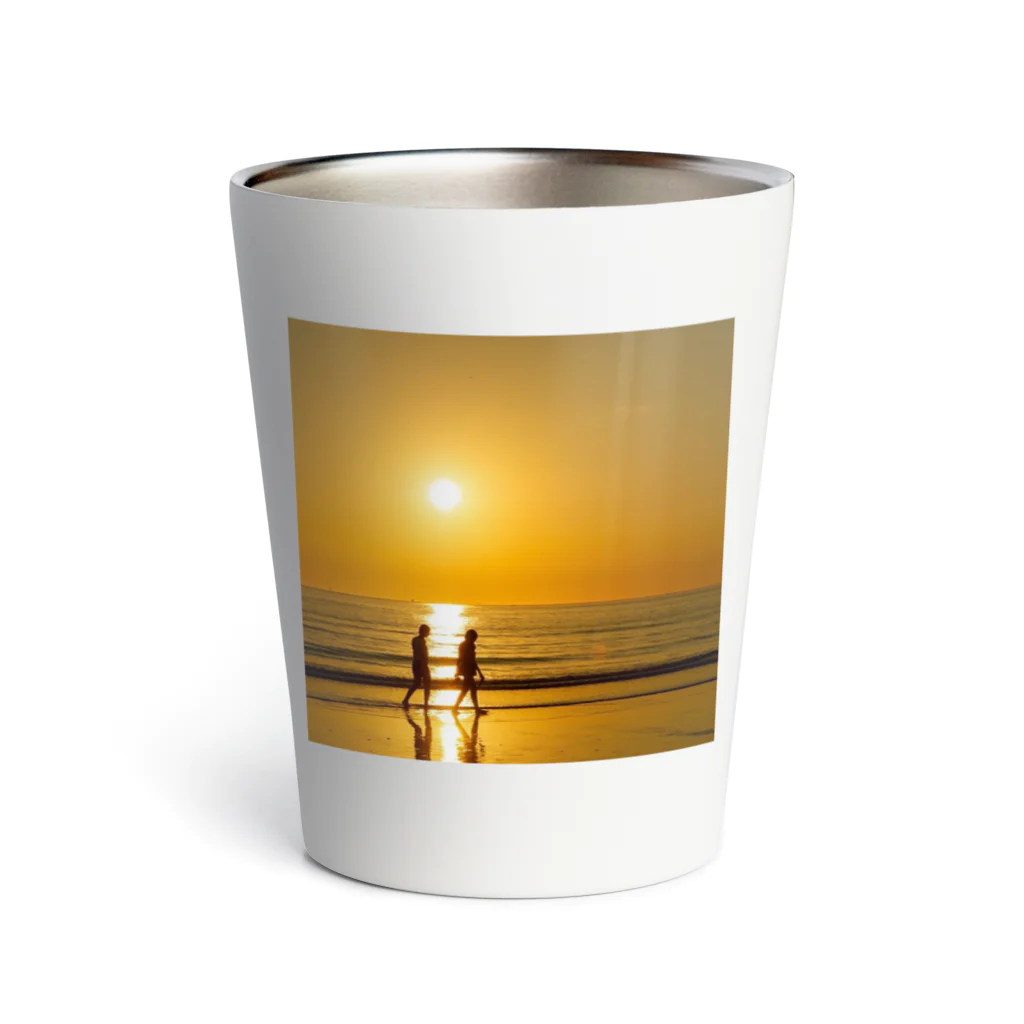 taka9428jpの夕日 Thermo Tumbler