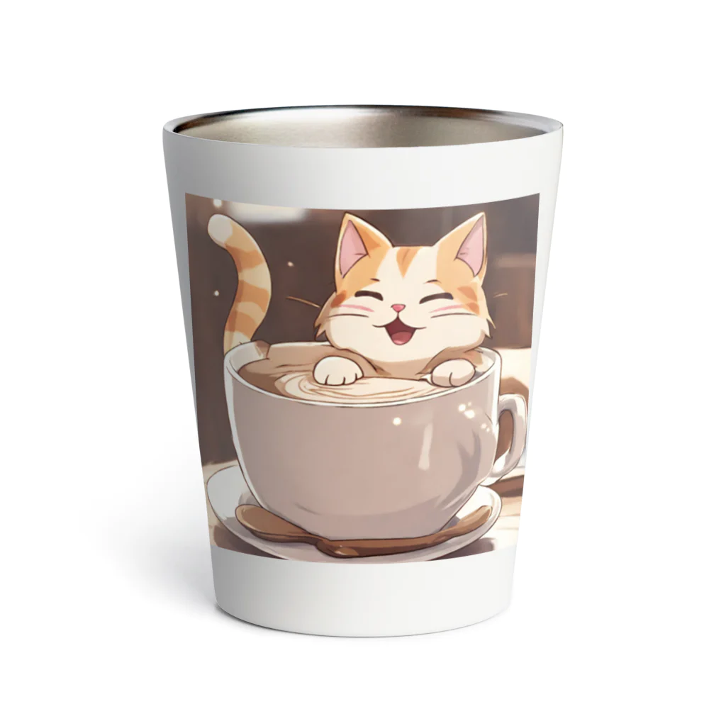 カプチーノ猫🐱のカプチーノ猫 サーモタンブラー