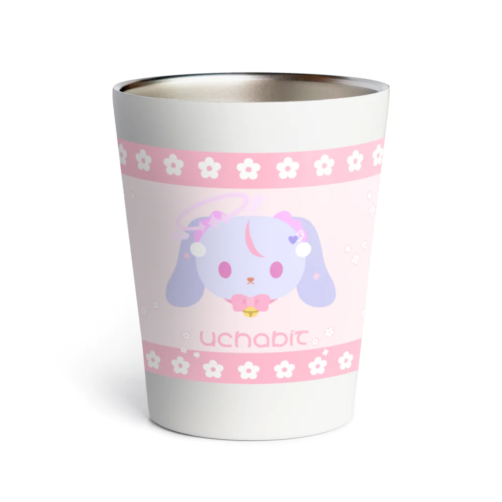 うちゃびっとやさん。の【uchabit】ちーむpinky Thermo Tumbler