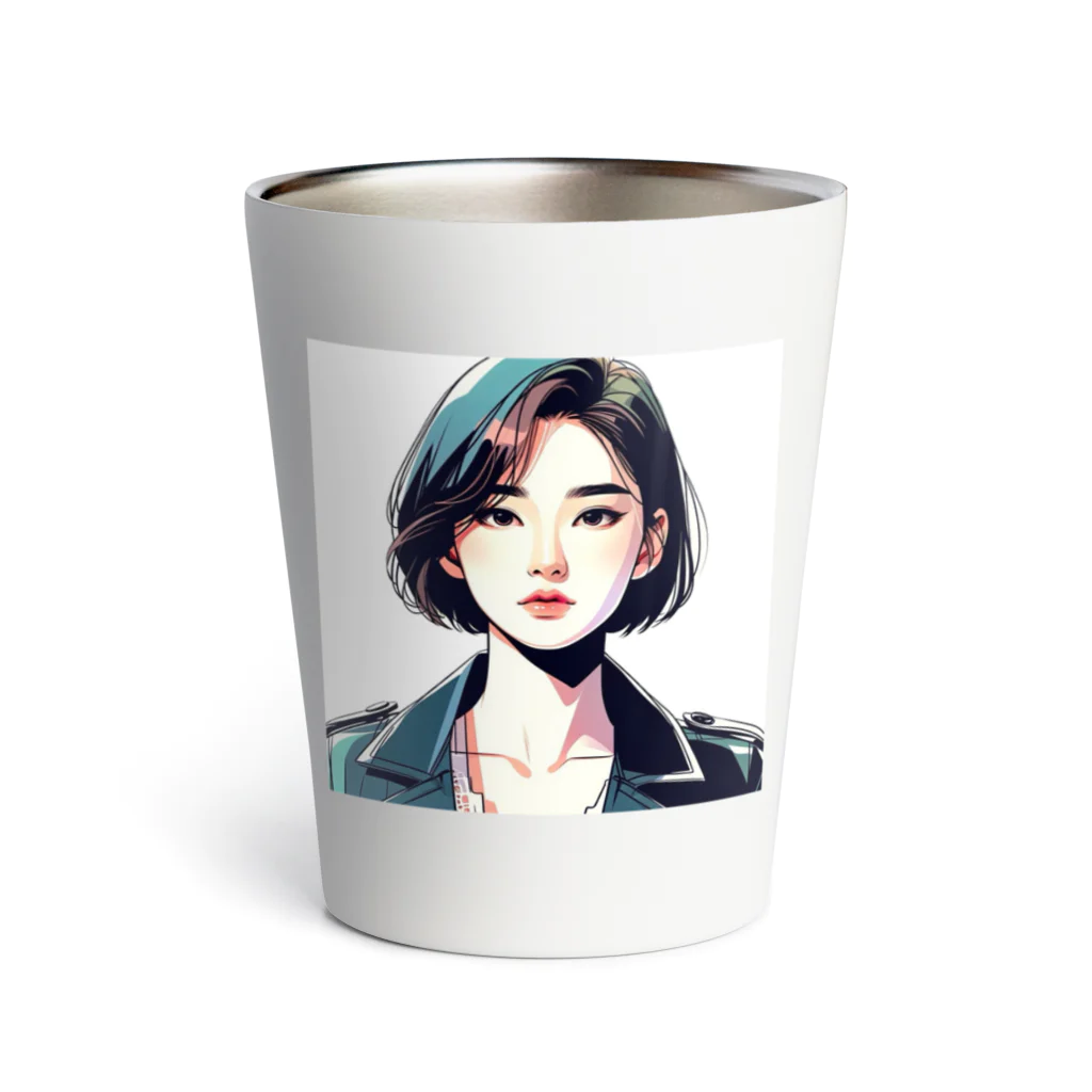 TMJのアジア美人 Thermo Tumbler