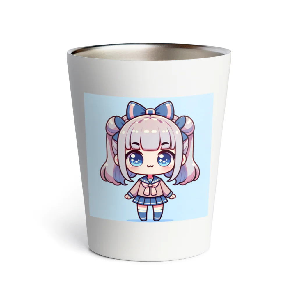 A-Intelligenceの可愛い制服の女の子シリーズ Thermo Tumbler