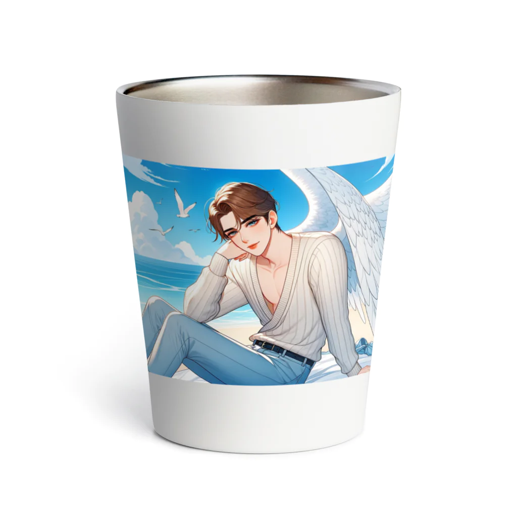 MACHIKO-OMOROのイケメン天使👼　みきゃえる Thermo Tumbler