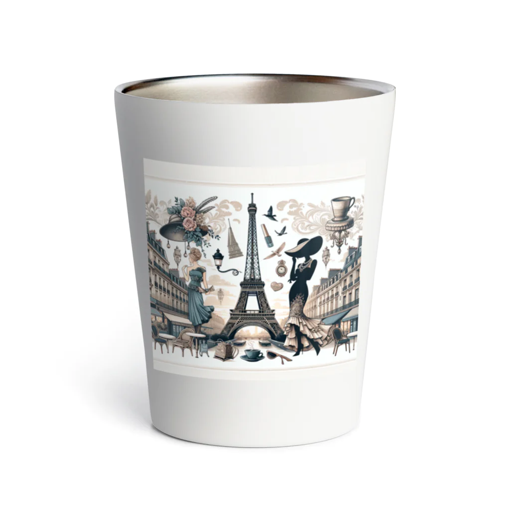 HappyHub Online ShopのEiffel Tower サーモタンブラー