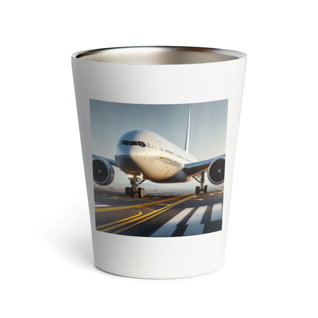 uj-ojiasnのかっこいい飛行機 Thermo Tumbler