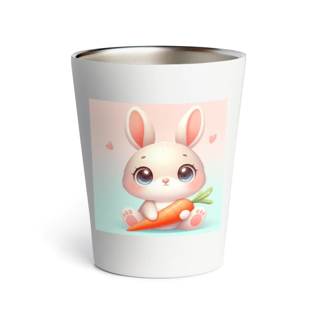 激カワポテぐっずのうるうるうさ子ちゃん🥕 Thermo Tumbler