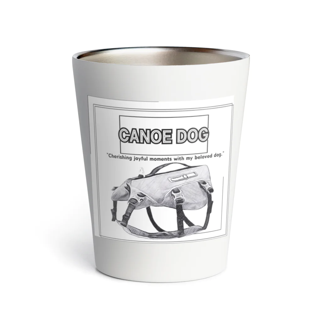 rokkakukikakuのCANOE　DOG　ライフジャケット Thermo Tumbler