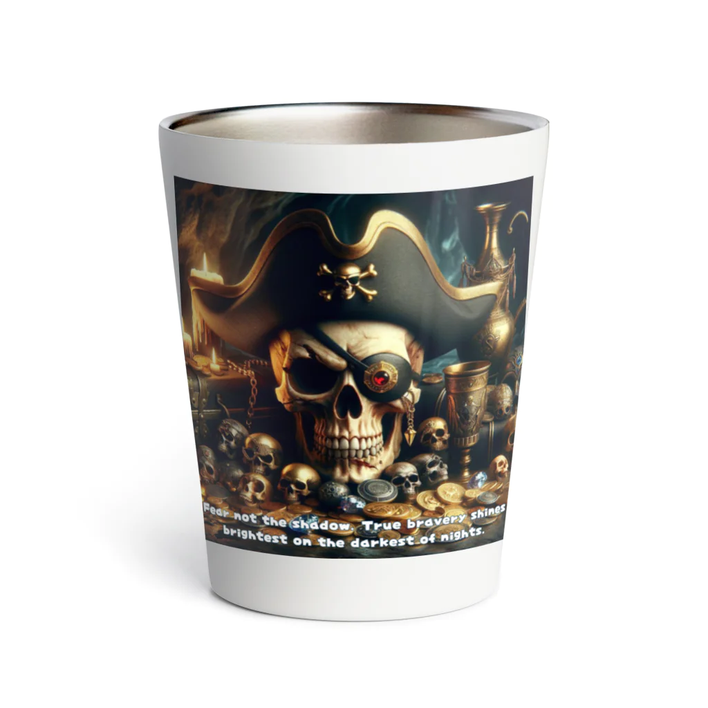 NikuQAIのShadowed Treasures: The Pirate's Legacy Thermo Tumbler