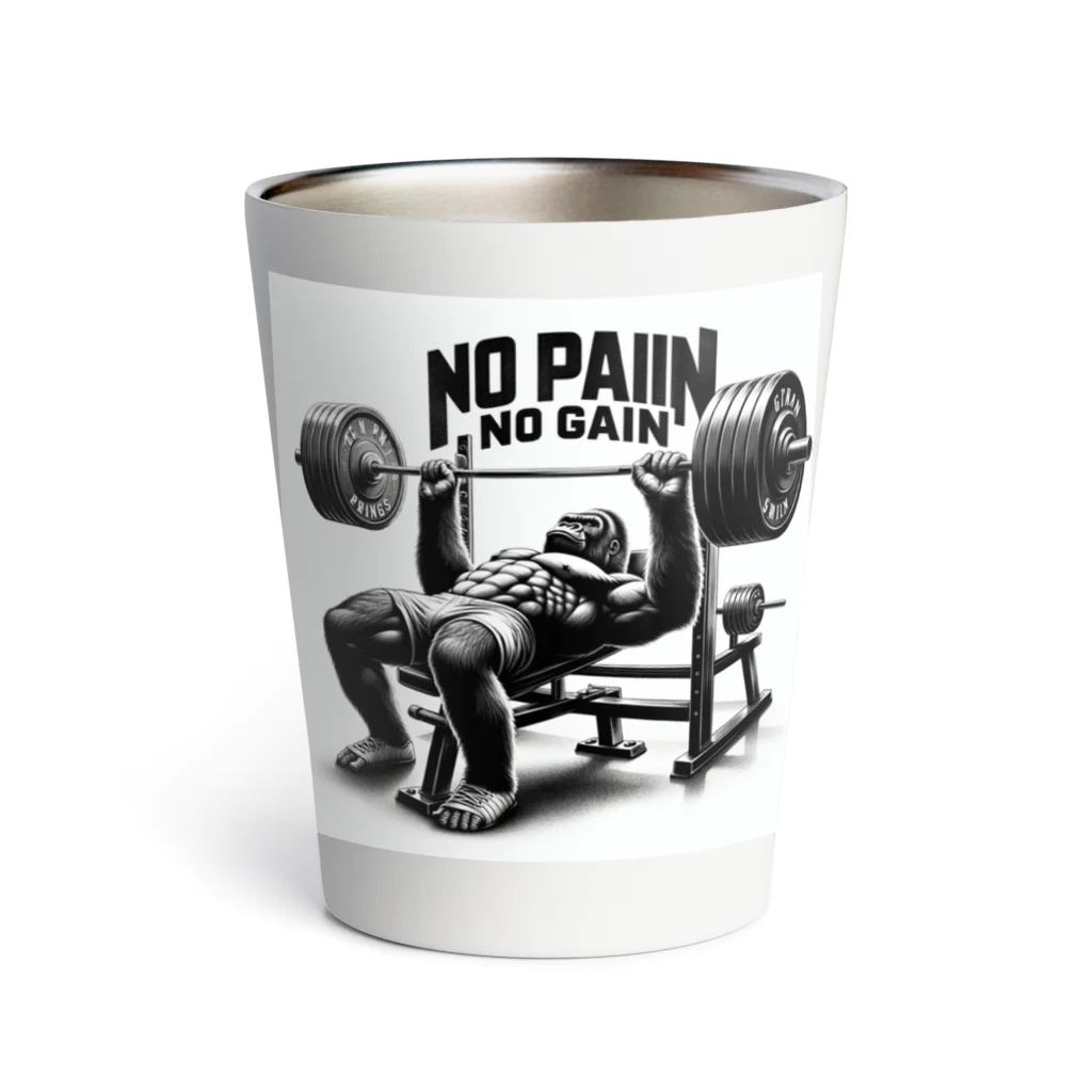 BlueOcean987のNO PAIN NO GAIN ゴリラベンチプレス Thermo Tumbler