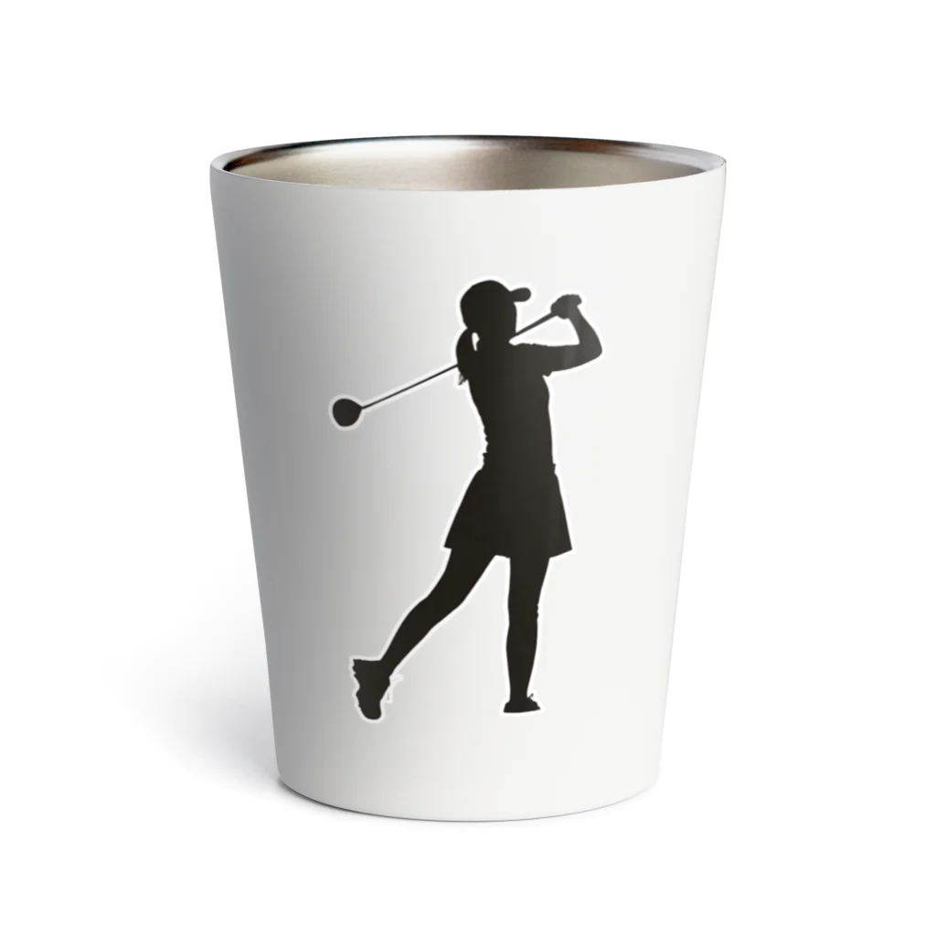 ぱんだまんのシャドーゴルフ（WOMEN) Thermo Tumbler