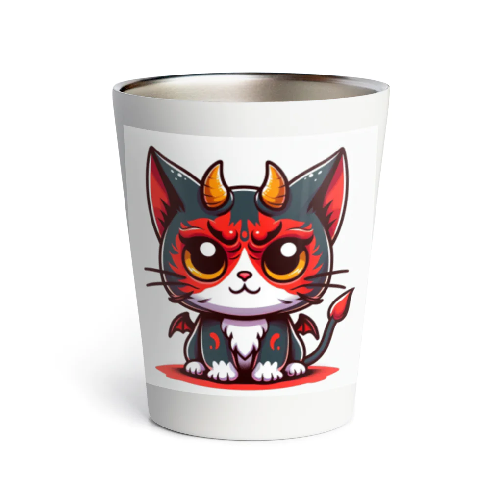 zuuu-の！結構強い悪魔にゃんこ！ Thermo Tumbler