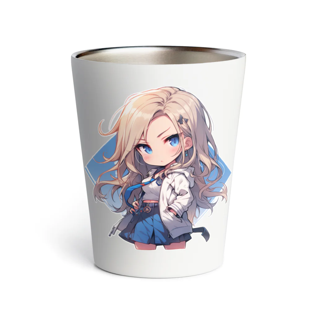 honoka_tの金髪ちびキャラ美少女 Thermo Tumbler