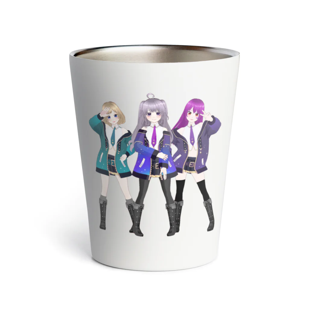 理系の掟ちゃん。のINTP×ESFP×ENTP Thermo Tumbler