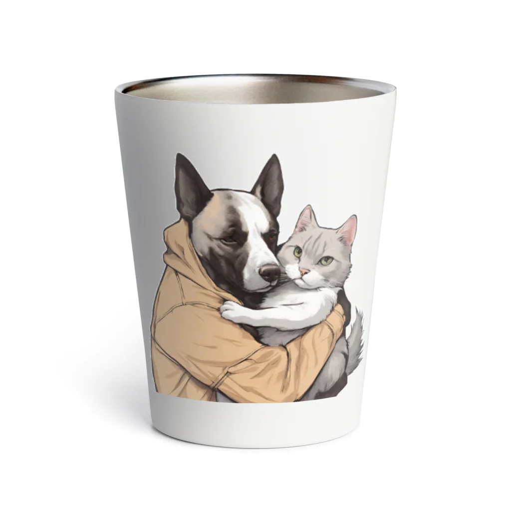 くろねこあいすのぎゅっと Thermo Tumbler