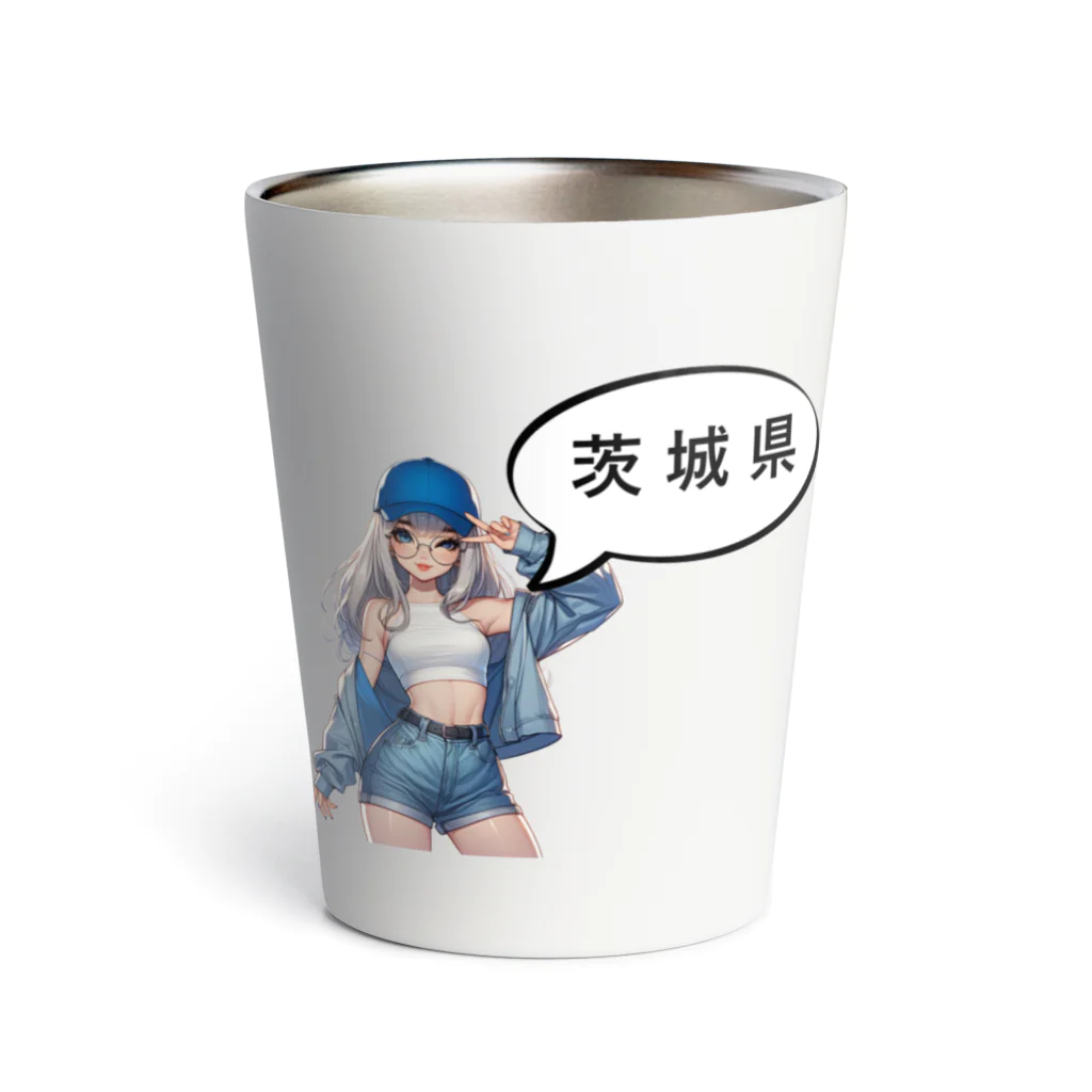 music_japanの茨城ガール（一部両面あり） Thermo Tumbler